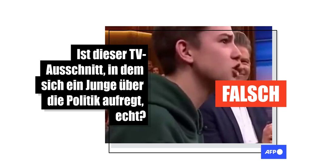Angebliche Wutrede: Video eines Jungen in TV-Show wurde KI-generiert