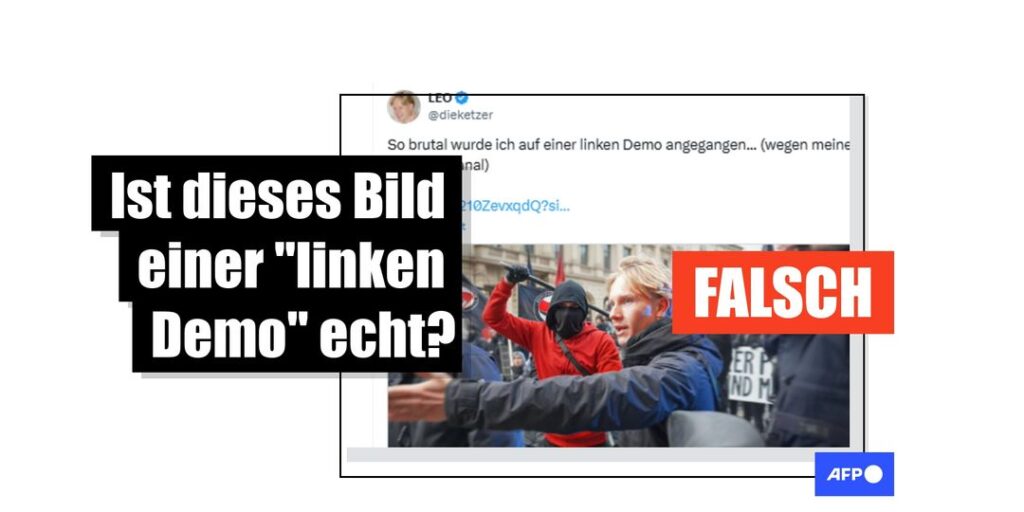 Dieses Vorschaubild eines Videos über eine Demonstration ist manipuliert - Featured image