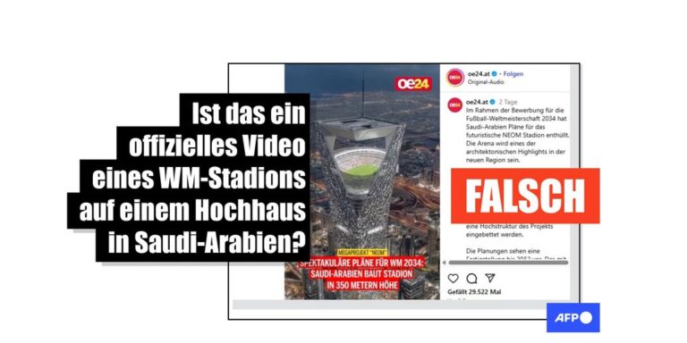 KI-Video von WM-Stadion auf Hochhaus in Saudi-Arabien führt weltweit in die Irre - Featured image