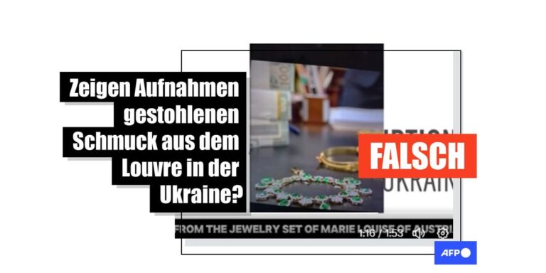 Louvre-Juwelen: Angebliche Aufnahmen aus Ukraine sind KI-Fälschungen - Featured image