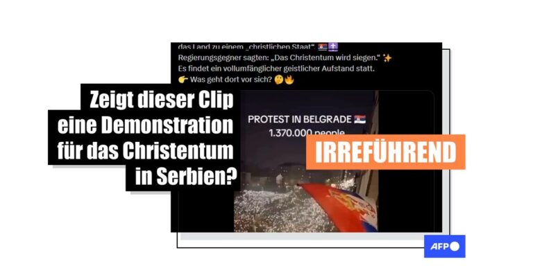 Diese Proteste in Serbien richteten sich gegen Korruption und standen nicht mit Religion in Verbindung - Featured image