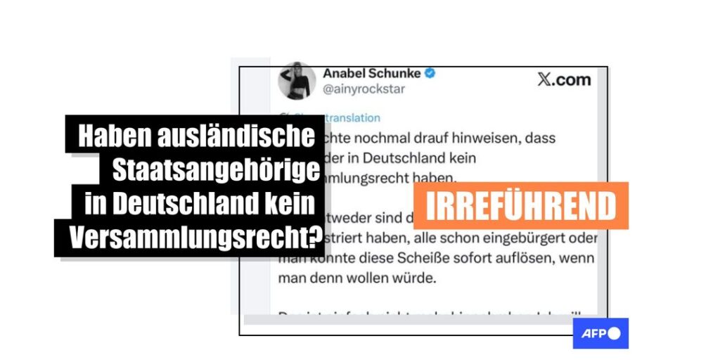 Das Versammlungsrecht gilt in Deutschland auch für ausländische Staatsangehörige - Featured image