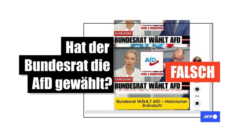 Bundesrat stimmte nicht für AfD: Die Länderkammer wählt keine Parteien - Featured image