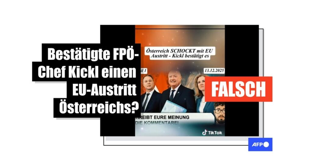 Österreich bleibt EU-Mitglied: KI-Videos sorgen online für Verwirrung - Featured image