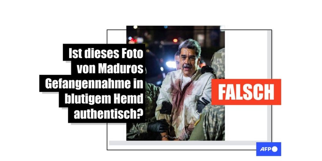 Bild von Nicolás Maduro in blutverschmiertem Hemd ist KI-generiert - Featured image