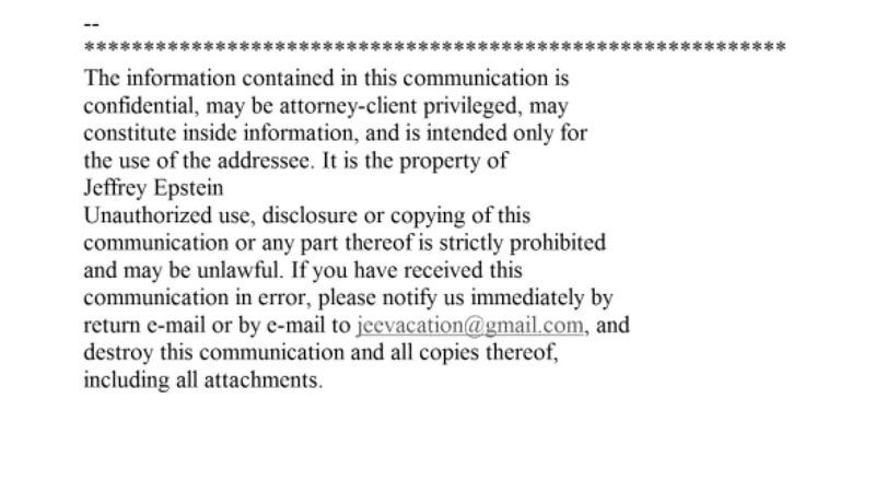 Gefälschte Epstein-Mail mit Behauptungen über Trump im Umlauf - Featured image