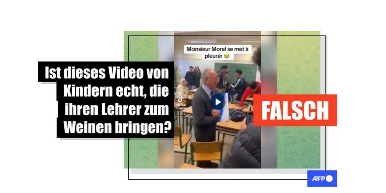 Dieses Video eines weinenden Lehrers in Frankreich ist KI-generiert - Featured image