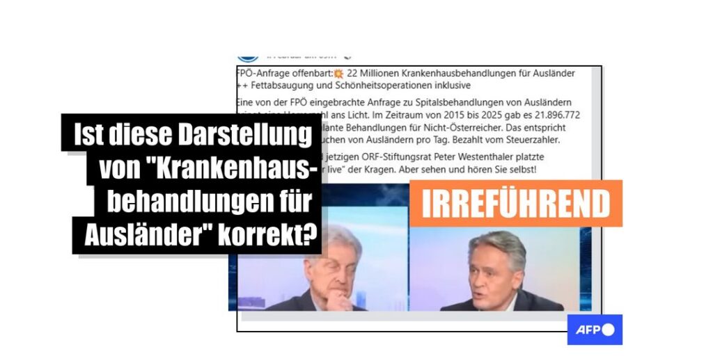 Diese Zahlen zu Krankenhausbehandlungen für Personen aus Drittstaaten wurden fehlinterpretiert - Featured image