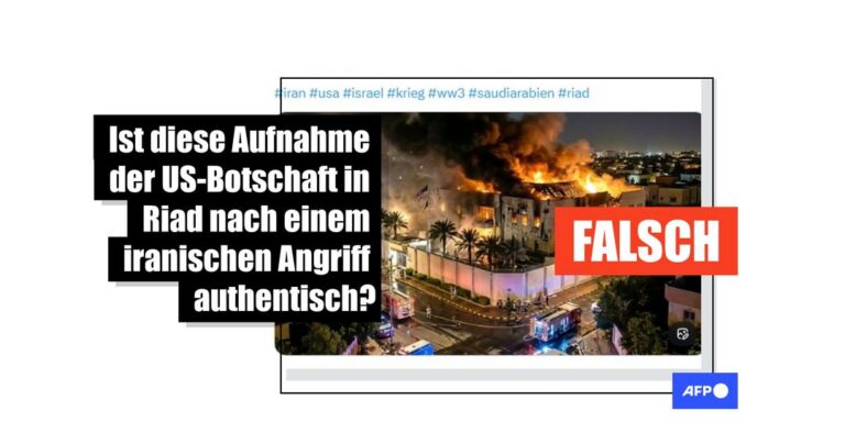 Foto der brennenden US-Botschaft in Saudi-Arabien wurde künstlich generiert - Featured image