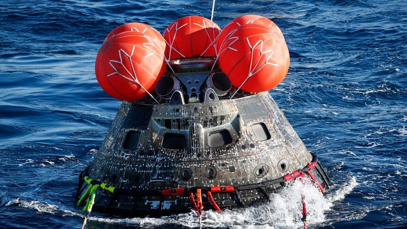 Nasa-Logos sind bei Raumkapseln in Material eingearbeitet - Featured image