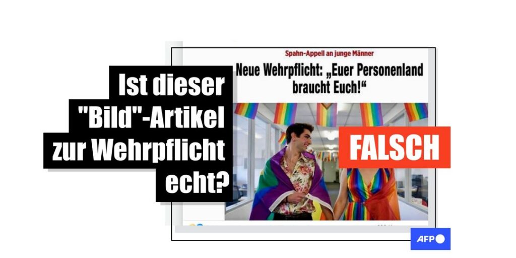 Gefälschte "Bild"-Überschrift: Spahn sprach von Vaterland, nicht "Personenland" - Featured image