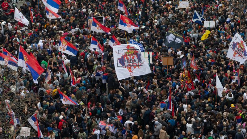 Video von Demonstration stammt aus Serbien - Featured image