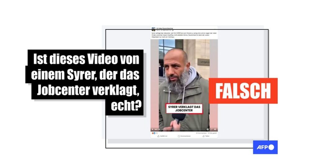 KI-Fälschung: Video über Jobcenter-Klage eines Syrers ist unecht - Featured image