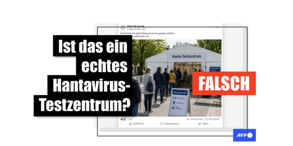 Keine Hantavirus-Testzentren: Bilder und SRF-Video sind Fälschungen - Featured image