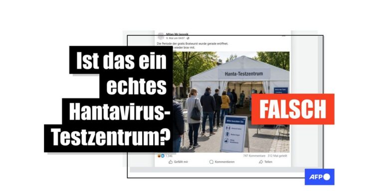 Keine Hantavirus-Testzentren: Bilder und SRF-Video sind Fälschungen - Featured image