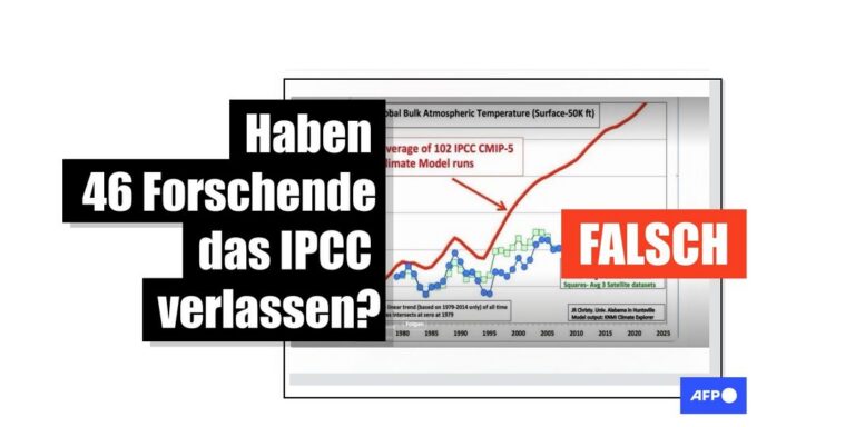 Falschbehauptung über angeblichen IPCC-Austritt von 46 Forschenden kursierte erneut online - Featured image