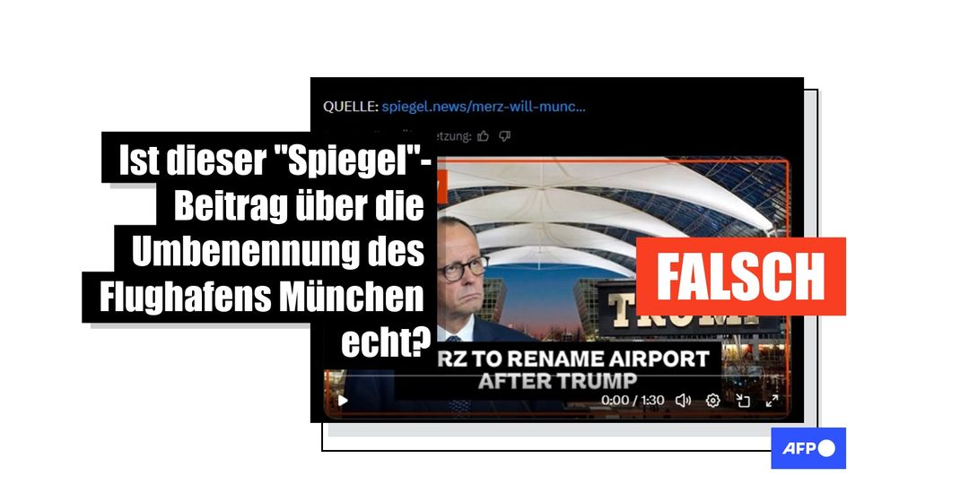 Der Flughafen München wird nicht umbenannt – "Spiegel"-Bericht ist gefälscht - Featured image