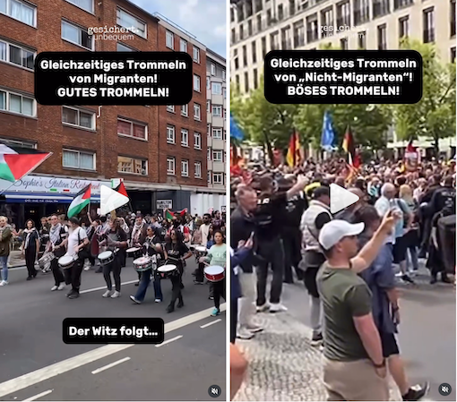 Der Videovergleich auf Instagram