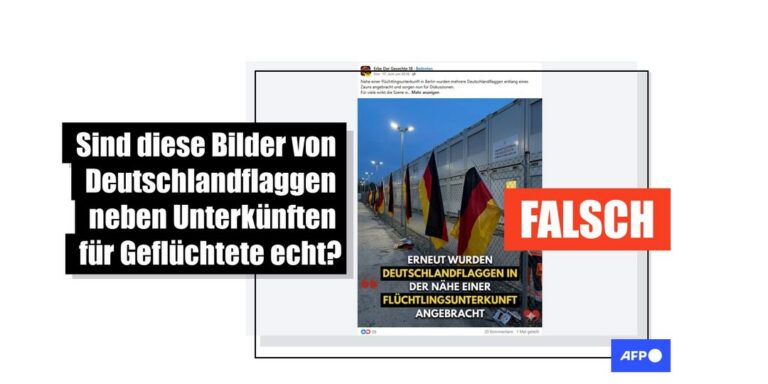 Diese Bilder von Deutschlandflaggen neben Geflüchtetenunterkünften sind KI-generiert - Featured image